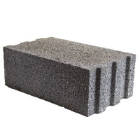 Керамзитные блоки полнотелые толщина стены 250 мм (3 Н/мм²)