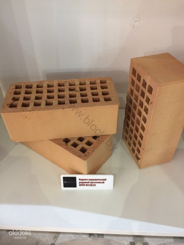 Кирпич рядовой пустотелый утолщённый М-150 (1,4 НФ)