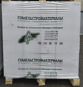Газосиликатные блоки ГСМ 600x200x298
