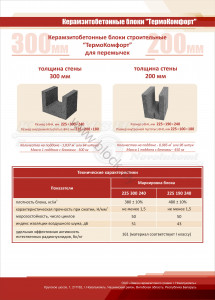 Керамзитные блоки лотковые толщина стены 200 мм